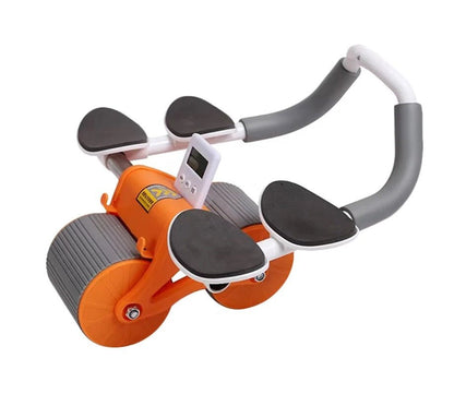 2-in-1 Abs Roller Wheel for Workouts عجلة البطن المزدوجة 2 في 1 للتمارين الرياضية